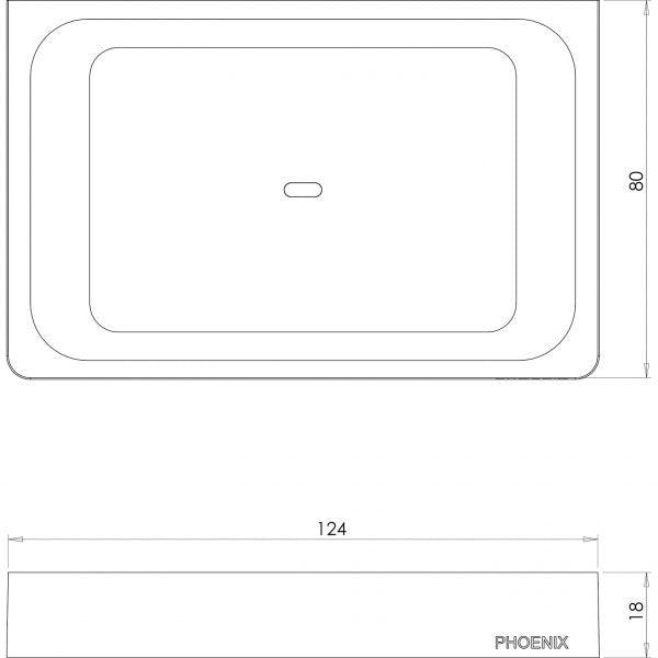 Phoenix Gloss Soap Dish-Brushed Nickel - Burdens Plumbing