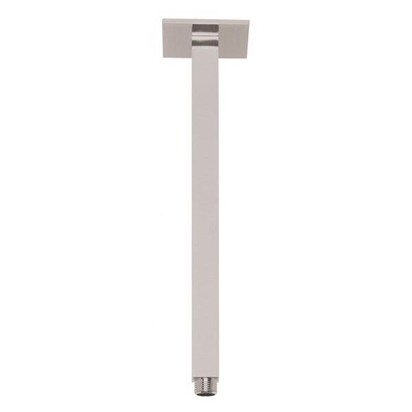 Phoenix Lexi Ceiling Arm Only 300mm Square - Brushed Nickel - Burdens Plumbing