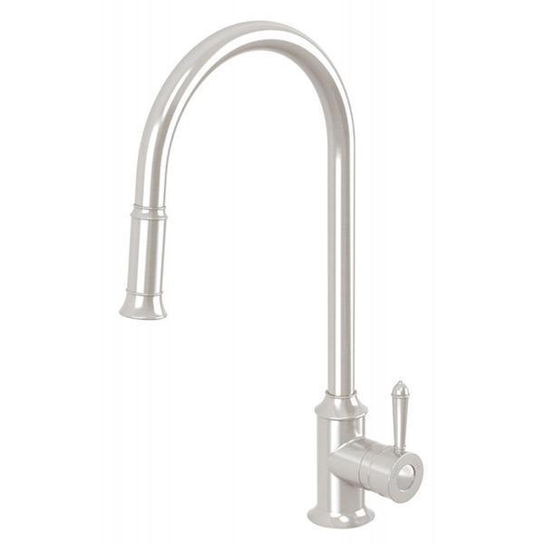 Phoenix Nostalgia Pull Out Sink Mixer Brushed Nickel - Burdens Plumbing