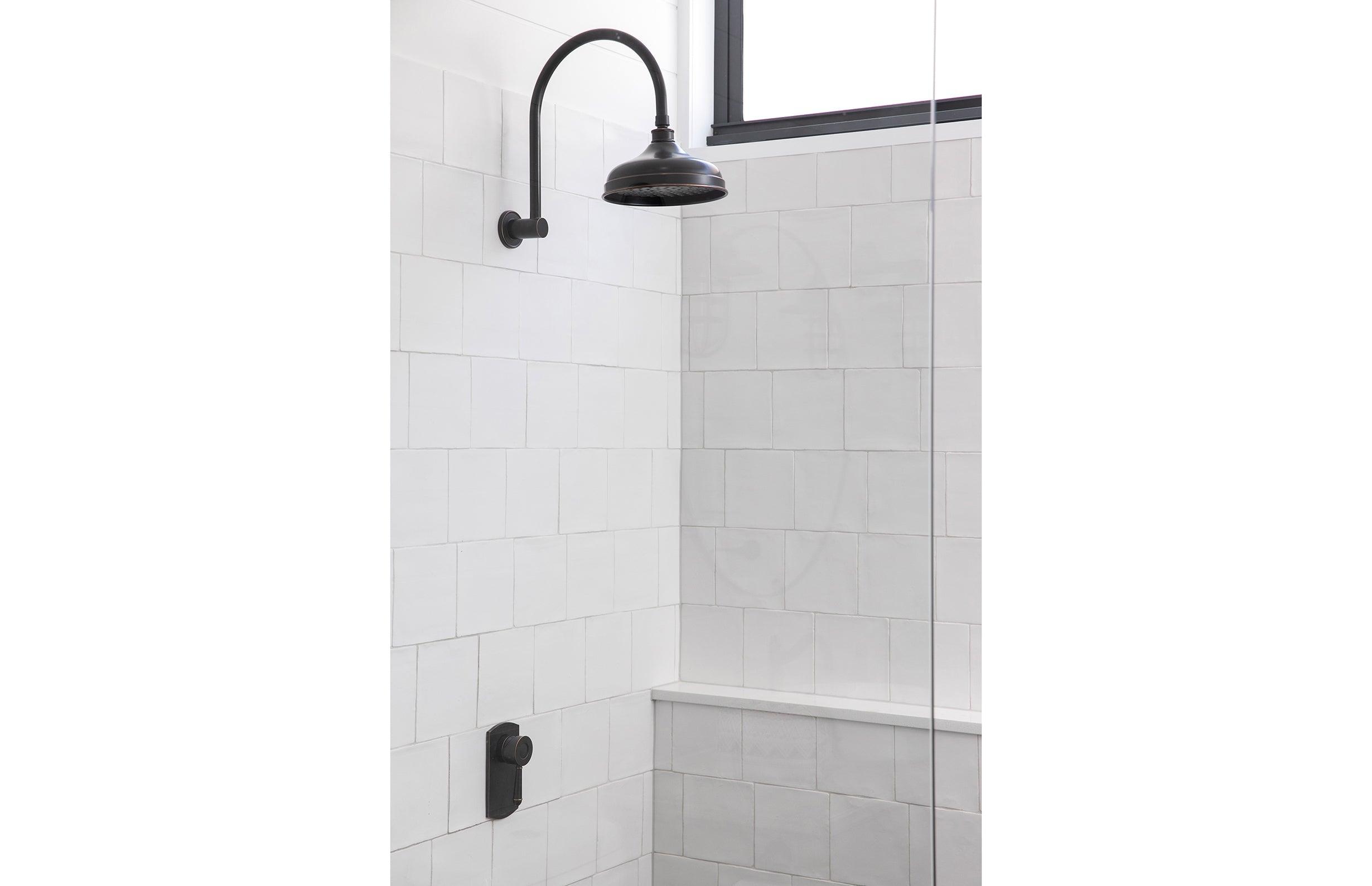 Phoenix Nostalgia Shower/Wall Mixer - Antique Black - Burdens Plumbing