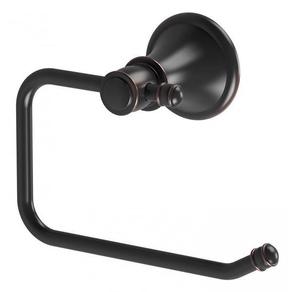 Phoenix Nostalgia Toilet Roll Holder - Antique Black - Burdens Plumbing