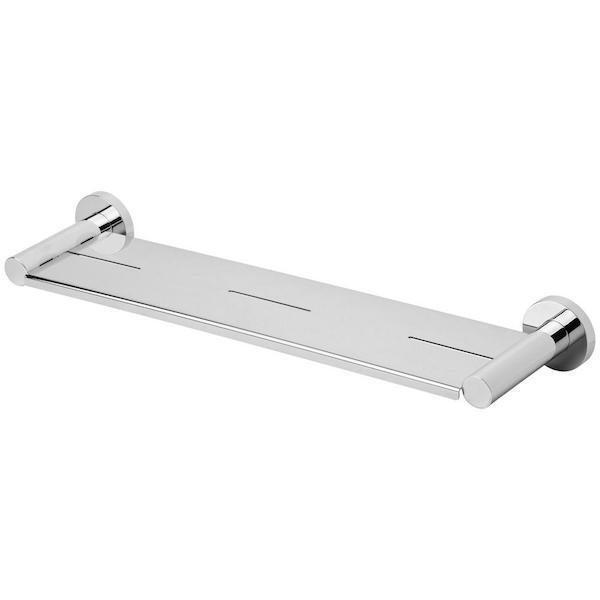 Phoenix Radii Metal Shelf Round Plate-Chrome 450mm - Burdens Plumbing