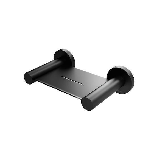 Phoenix Radii Soap Dish Round Plate-Matte Black - Burdens Plumbing