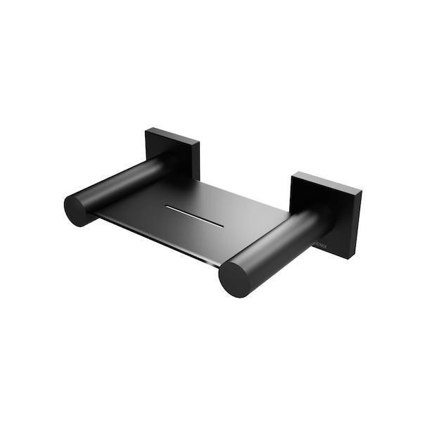 Phoenix Radii Soap Dish Square Plate-Matte Black - Burdens Plumbing