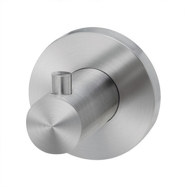 Phoenix Radii Stainless Steel Robe Hook Round Plate - Burdens Plumbing