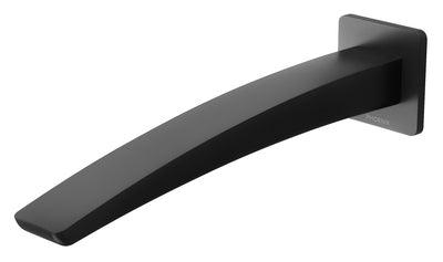 Phoenix Rush Wall Bath Outlet 230mm Matte Black Ru777 Mb - Burdens Plumbing