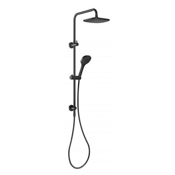 Phoenix Teva Twin Shower - Matte Black - Burdens Plumbing