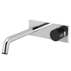 Phoenix Toi Wall Basin/Bath Mixer Set-Chrome/Matte Black - Burdens Plumbing