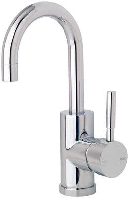 Phoenix Vivid Basin Mixer 120mm Gooseneck Chrome Vl734 Chr - Burdens Plumbing