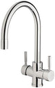 Phoenix Vivid Filtered Sink Mixer 220Mm Gooseneck With Filters Chrome V737 Chr - Burdens Plumbing