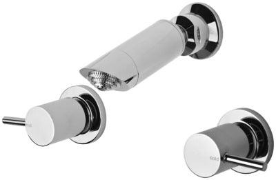 Phoenix Vivid Pin Lever Shower Set 15mm Ext Spindles Chrome Vp122 Chr - Burdens Plumbing