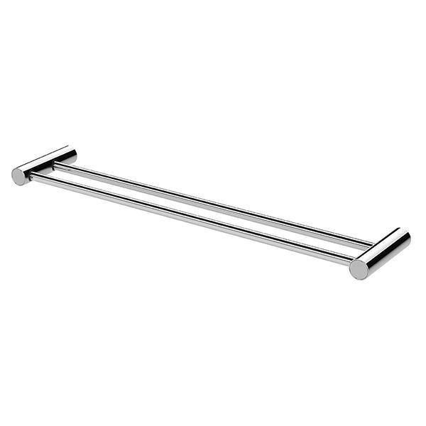 PHOENIX VIVID SLIMLINE DOUBLE TOWEL RAIL 600MM CHROME 111-8110-00 - Burdens Plumbing