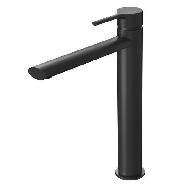 Phoenix Vivid Slimline Oval Vessel Mixer-Matte Black - Burdens Plumbing