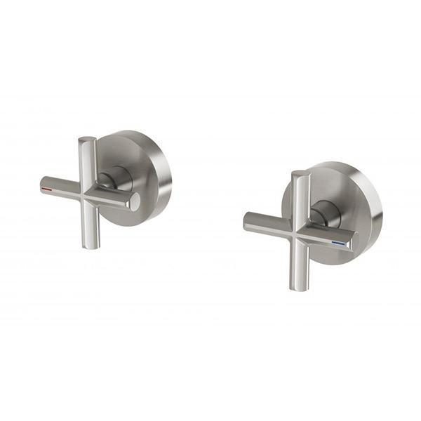 Phoenix Vivid Slimline Plus Wall Top Assemblies - Brushed Nickel - Burdens Plumbing