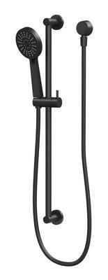 PHOENIX VIVID SLIMLINE RAIL SHOWER MATTE BLACK VS685-10 - Burdens Plumbing