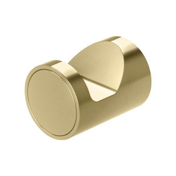 Phoenix Vivid Slimline Robe Hook Brushed Gold - Burdens Plumbing