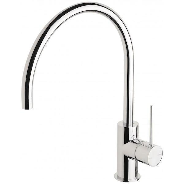 Phoenix Vivid Slimline Sink Mixer 220mm G/Neck Chrome Vs733Chr - Burdens Plumbing