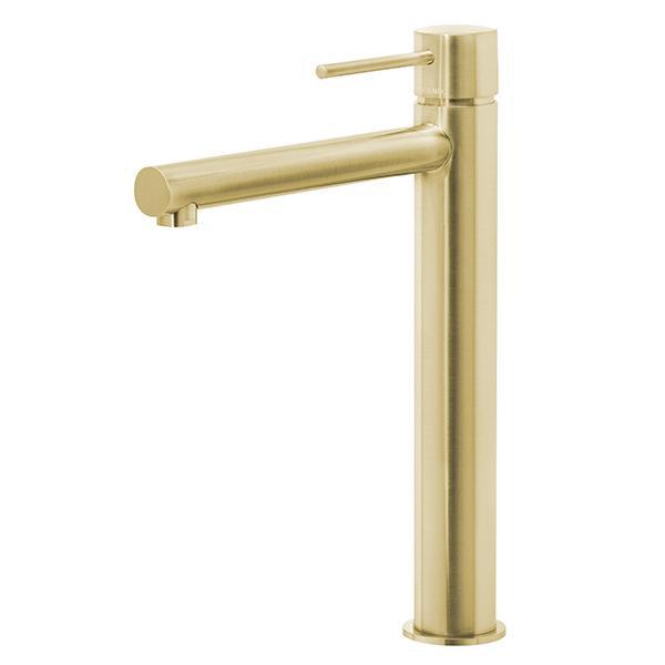 Phoenix Vivid Slimline Vessel Mixer-Brushed Gold - Burdens Plumbing