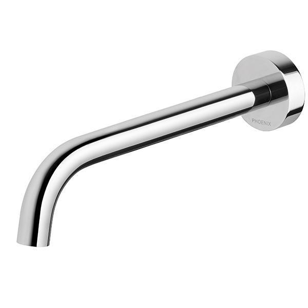 Phoenix Vivid Slimline Wall Basin Outlet 230mm - Chrome - Burdens Plumbing