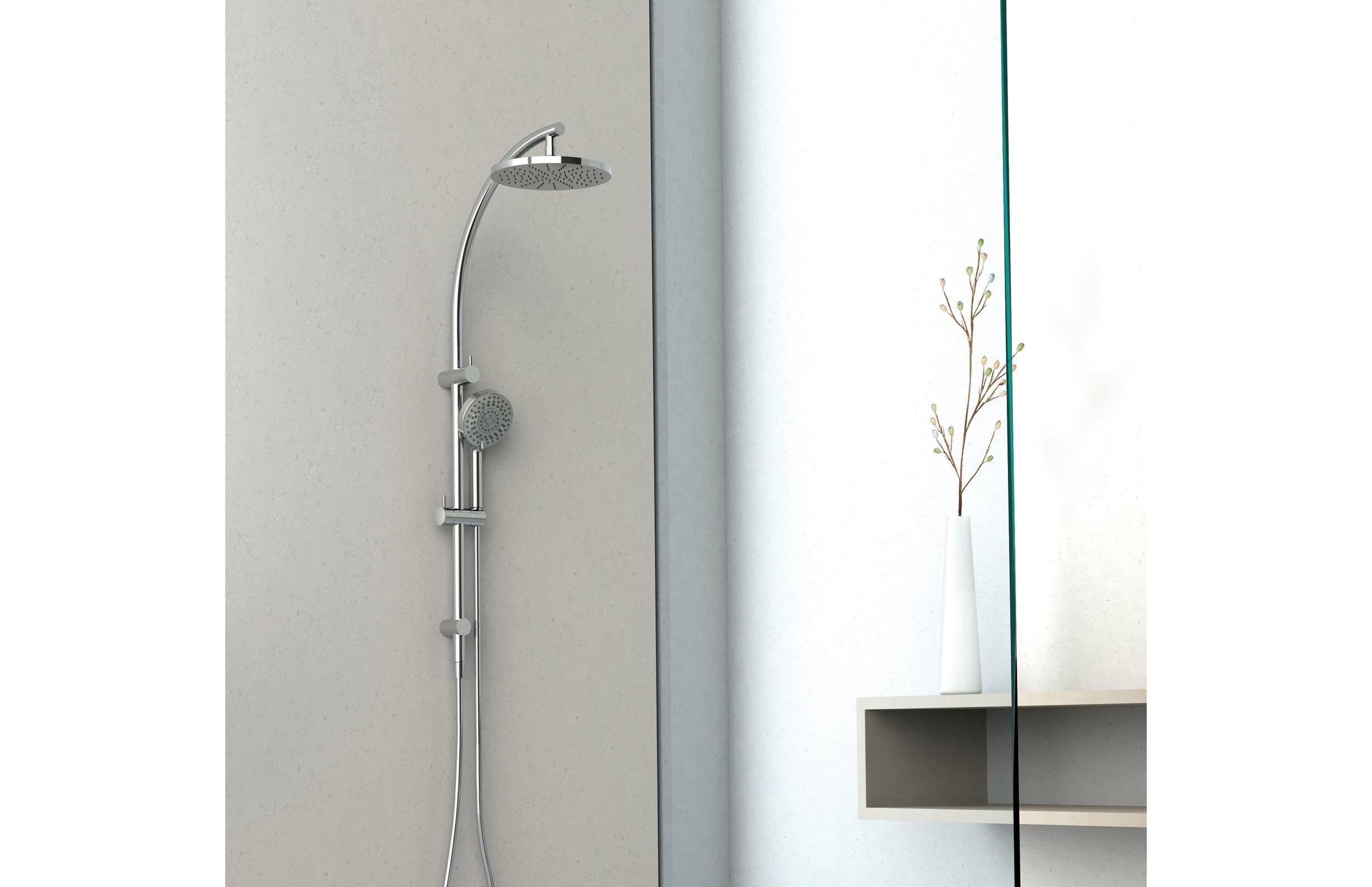 Phoenix Vivid Twin Shower Chrome V726 Chr - Burdens Plumbing