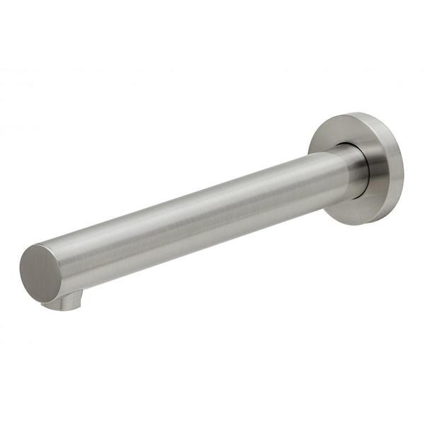 Phoenix Vivid Wall Bath Outlet 200mm - Brushed Nickel - Burdens Plumbing