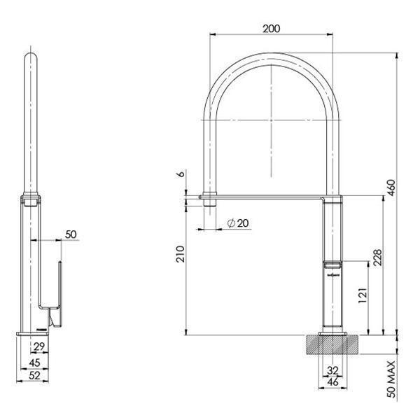 Phoenix Zimi Sink Mixer - Burdens Plumbing