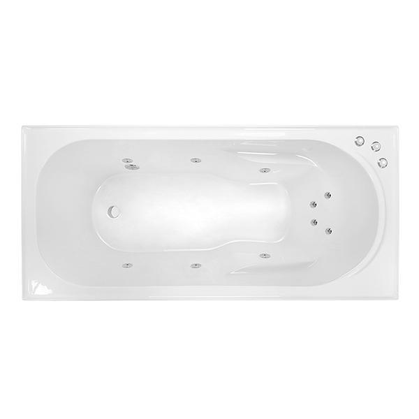 Prima 1520 Santai 10 Jets White(Decina P#:Pr1510San10Jw) - Burdens Plumbing