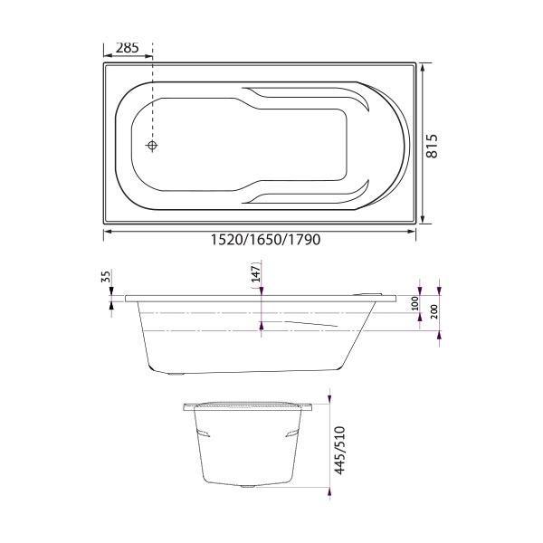 Prima 1650 Spa - Contour 12 Jets(Decina P#:Pr1650Cnspawc) - Burdens Plumbing