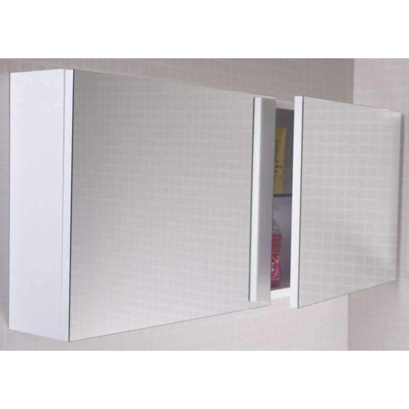 Rifco Overlay Sleek 500 X 900 D/Door Shave Cabinet 7383 - Burdens Plumbing