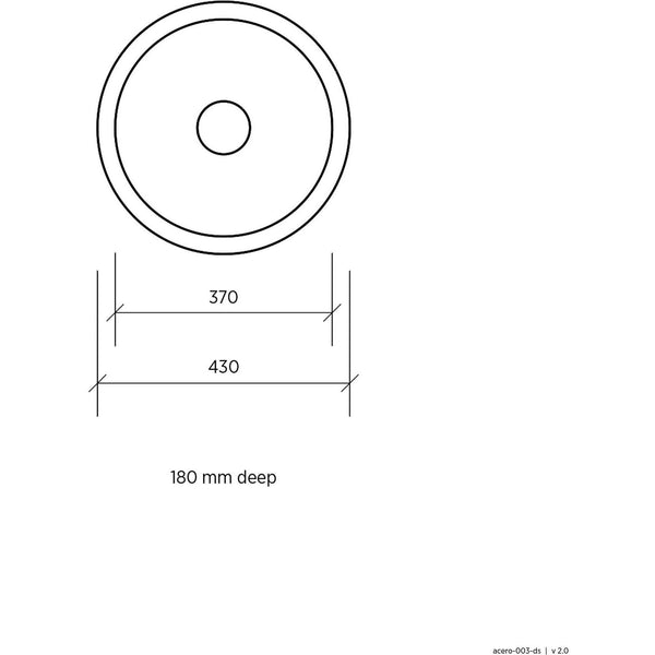 Seima Acero 003 Round Stainless Steel Sink - Burdens Plumbing
