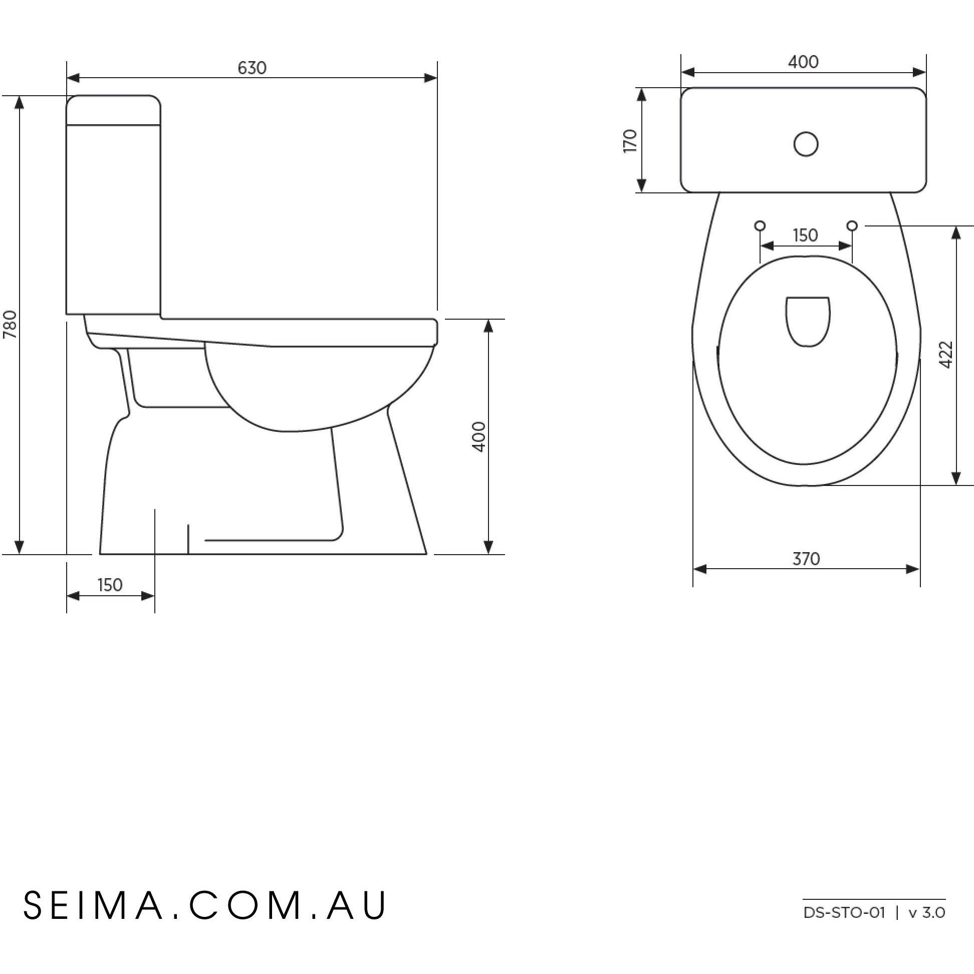 Seima Mero Close Coupled Toilet Suite - Burdens Plumbing