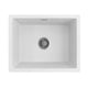 SEIMA OROS 550 ARQSTONE SINK 1 BOWL WHITE 550X440X210MM - Burdens Plumbing