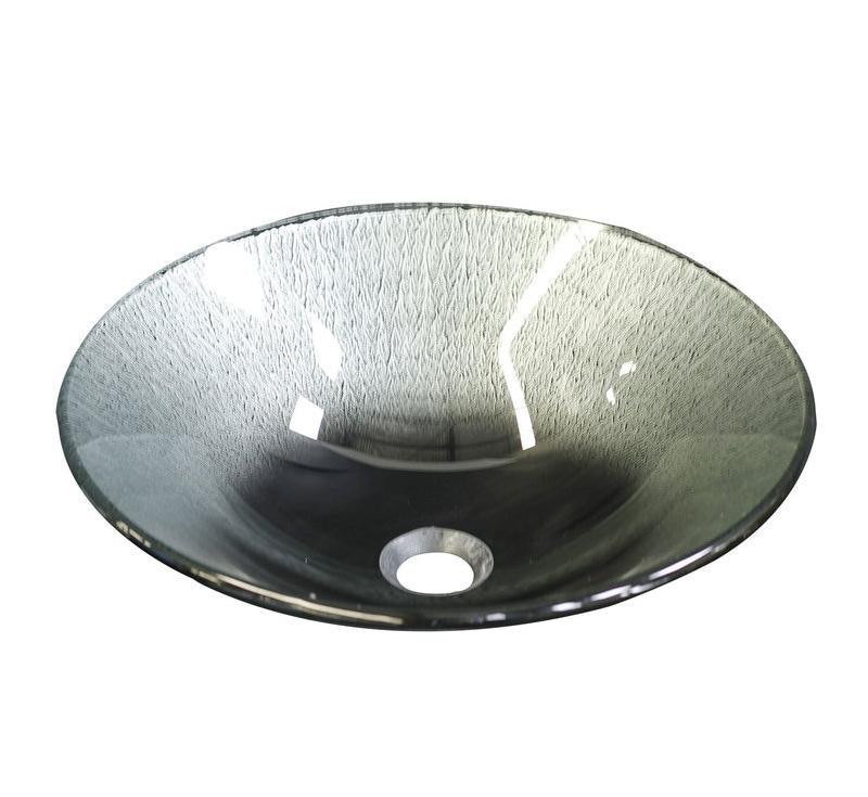 Silver Sunset Round Glass Basin - Burdens Plumbing