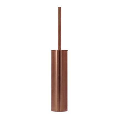 Streamline Arcisan Round Wall/Floor Toilet Brush Holder Brushed Rose Gold - Burdens Plumbing