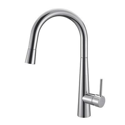 Streamline Axus Pin Arch Spout Pull Down Conical Sink Mixer Gun Metal - Burdens Plumbing