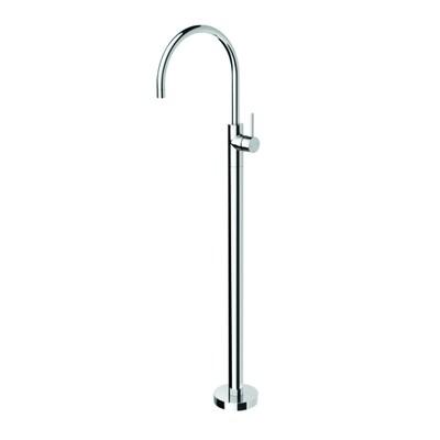 Streamline Axus Pin Lever Free Standing Bath Mixer Brushed Brass - Burdens Plumbing