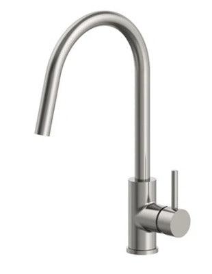 Streamline Axus Pin Sink Mixer Pull Down Spout Brushed Nickel - Burdens Plumbing