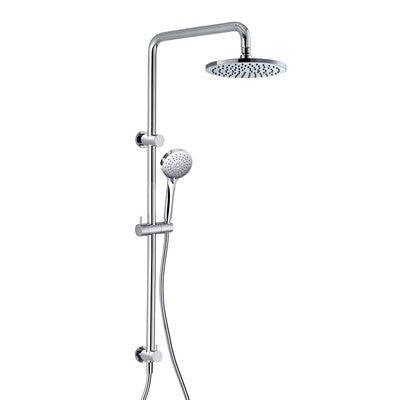 Streamline Axus Shower Column C/W Handshower Bottom Diverter Brushed Brass - Burdens Plumbing