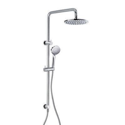 Streamline Axus Shower Column C/W Handshower Top Diverter Brushed Brass - Burdens Plumbing