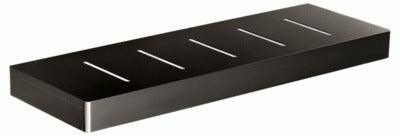 Streamline Eneo Shelf With Drain Holes 40Cm Matt Black - Burdens Plumbing