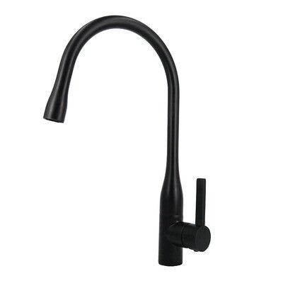 Streamline Sink Mixer Arch Spout Matte Black - Burdens Plumbing