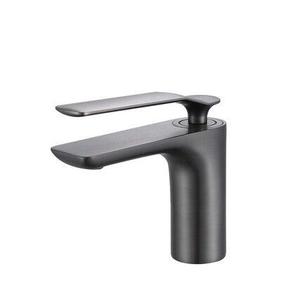 Synergii Basin Mixer Brushed Brushed Gun Metal By Streamline - Burdens Plumbing