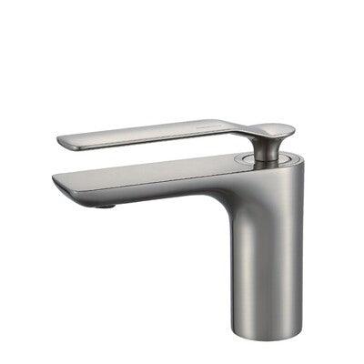 Synergii Basin Mixer Satin Nickel Pvd Sy01210.Sn - Burdens Plumbing