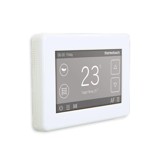 THERMOTOUCH 4.3DC DUAL THERMOSTAT 16A + 5A MAX LOAD - WHITE(THERMOGRP P#:5245) - Burdens Plumbing