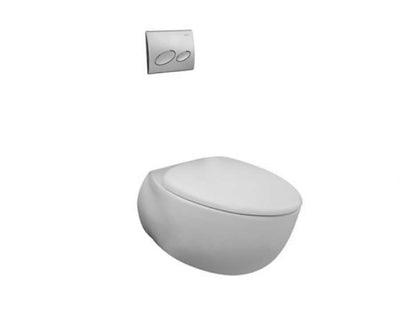 TOTO LE MUSE WALL HUNG TOILET W/INVISIBLE FIXING KIT CW812JT1WS#W - Burdens Plumbing