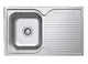 Turin 780mm Left Hand Bowl With Drainer(Castano P#:Tuss780Lh) - Burdens Plumbing