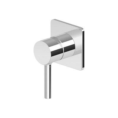 ZUCCHETTI PAN SHOWER OR BATH MIXER SQUARE PLATE CHROME ZP6126+R99499 - Burdens Plumbing