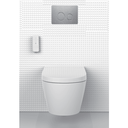 Zumi Novus Wall Hung Intelligent Smart Toilet Complete Package - Burdens Plumbing